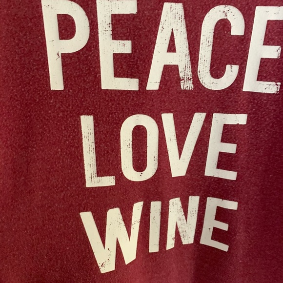 Grayson Threads Peace Love Wine Sweater - Picture 7 of 7